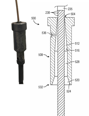 Resin/hardener application on composite wireline rope sockets